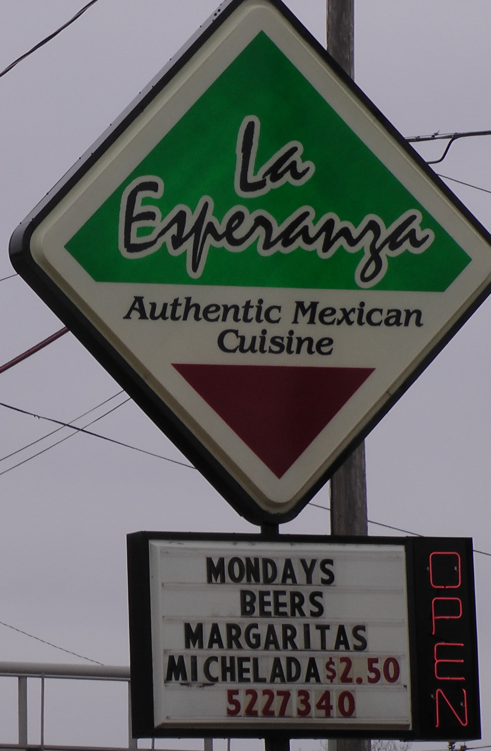 La Esperanza Mexican Cuisine, Elkhart, Indiana
